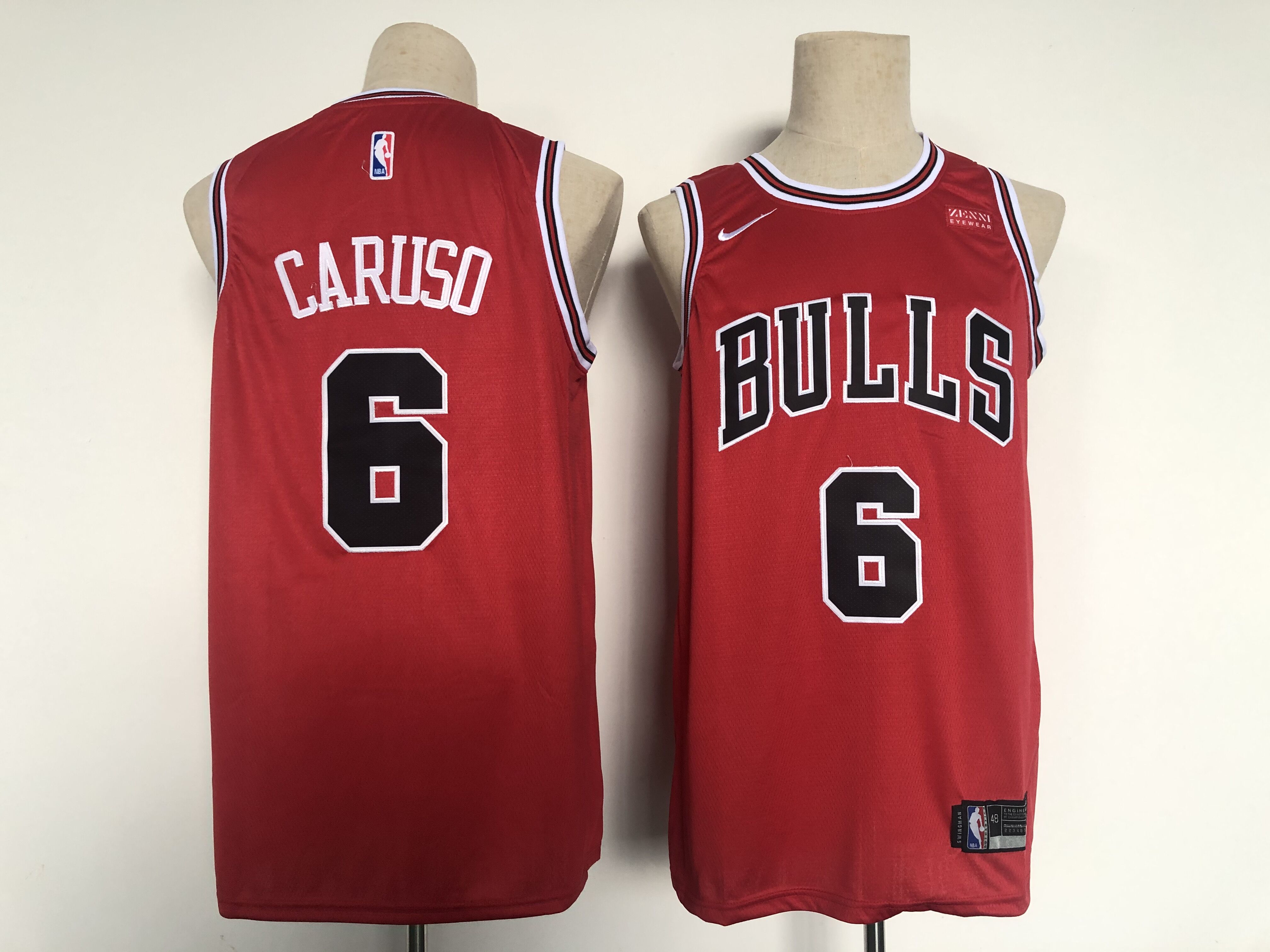 Cheap 2022 NBA Men Chicago Bulls 6 Caruso red Nike Jerseys